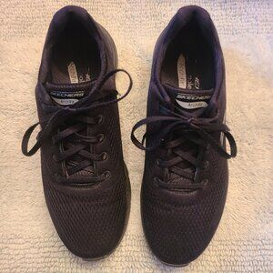 Skechers Arch Fit Women's Tennis Shoes - Black, Size 9.5